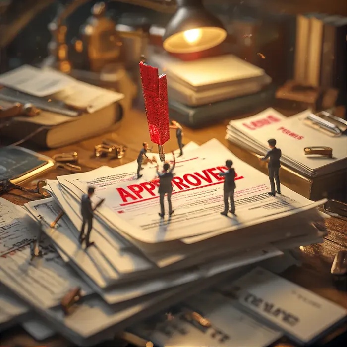 Entrepreneur heureux signant un contrat — Sakina DZ